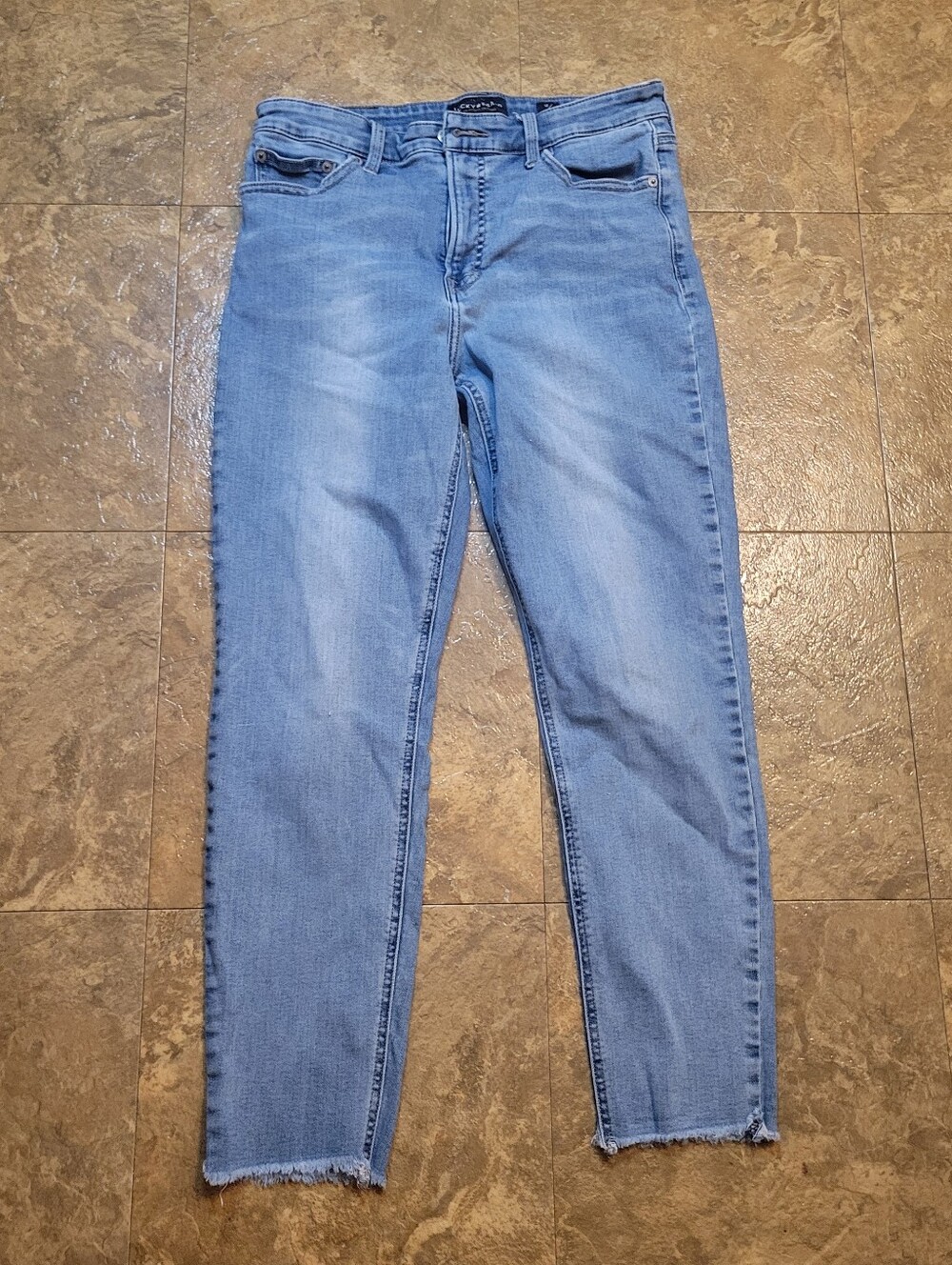 Lucky Brand Bridgette Skinny Ankle Jeans Womens 12/31 *30x25.5* Blue Mid Rise